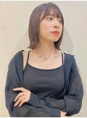 外ハネボブ*切りっぱなしボブ*ナチュラルボブ*ボブヘア*前髪