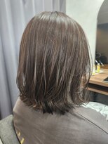 テーラヘアー 土気あすみが丘店(TELA HAIR)&nbsp;ミディアムボブ×グレージュ