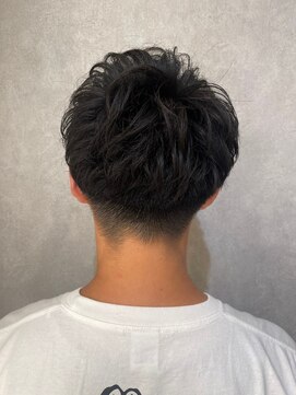 ウィスプ 赤羽店(wisp) 爽やかな黒髪短髪 スーツに合うビジネススタイル ツーブロック#2