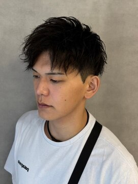 ソアー 新大阪(SOAR) 爽やかナチュラルニュアンスパーマダークアッシュ【新大阪】