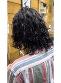 メンズ　ロングパーマ