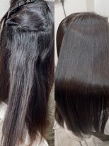 ボクノ 5号店 四天王寺前夕陽ヶ丘(bokuno)&nbsp;髪質改善縮毛矯正 before after