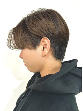 ミドル(MIDDLE) センターパート/韓国風/府中