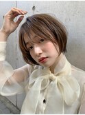【ソムリエ蛇石】スタイリング楽ちん☆ナチュラルショートボブ！