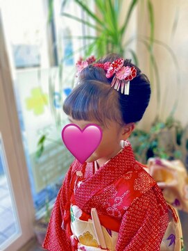 ケイズプラスカラン(HAIR AND MAKEUP K's PLUS calin) かわいい七五三