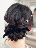 ゆるふわアップスタイル【品川/ヘアセット】