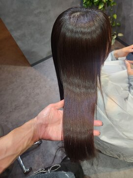 燈 スーパーロング縮毛矯正