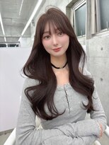 フォンズ(FONS) 透明感グレージュカラー/韓国くびれヘア/ロングレイヤー/学割