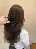 赤すぎないブラウンカラー