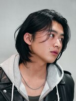 銀座ニュアンスパーマミディアムセンターパートツイストパーマ
