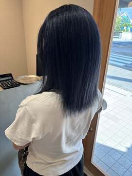 パプス ド コワフュール 川西能勢口店(Pap's de coiffeur) ナチュラルなブルーグレージュ