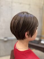 アンドヘアー 西葛西(&-HAIR)&nbsp;髪質改善トリートメントでふんわりショート　西葛西　白髪ぼかし