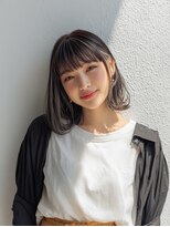 ロディーナ 大口 新子安(rodina)&nbsp;着物ヘア/大人ガーリー/ダークアッシュ/似合わせカット/大口子安