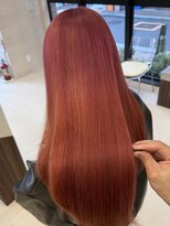 パルス ヨコハマ(PULSE yokohama)&nbsp;チェリーレッド艶髪ダブルカラー