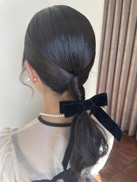 お呼ばれヘアセット