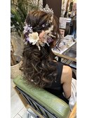 ハーフアップ