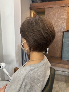 ヘアメイク デザート(HAIR MAKE DESART) 木村法子【ショートレイヤー×ミルクティー】