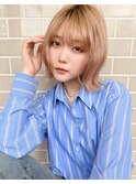 大人可愛い20代30代40代50代小顔◎大人可愛いハイトーンボブ
