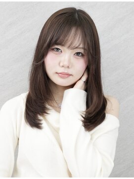 ハイストリートヘア(High street Hair) ワンカールセミロングレイヤー/20代/30代/40代/50代