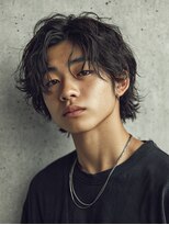 ダブルアール(RR MEN'S SALON)&nbsp;MEN’S/ニュアンスパーマ/ニュアンスウルフ/由比ヶ浜