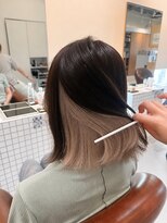 ファスナーグランデ(fustener grande)&nbsp;インナーカラー×ホワイトベージュ