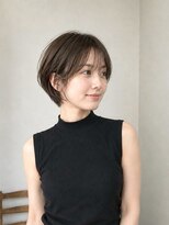 レセ 南柏店(Laissez)&nbsp;大人可愛い丸みショート/耳掛けショート/ブリーチなしカラー