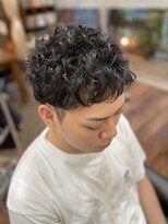 髪師 ケンジロウ(Kenjiro) セット簡単メンズピンパーマ