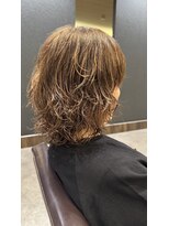 ビスポーク(BESPOKE)&nbsp;ミディアムレイヤー×パーマ