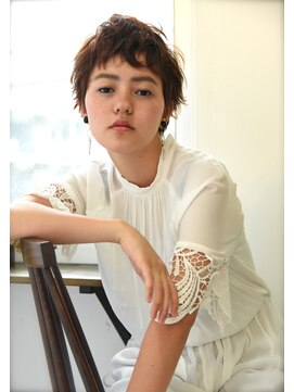 ユノ(juno) 【juno】外国人風ニュアンスパーマ★おしゃれベリーショート