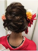 成人式アレンジ