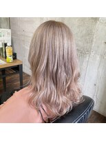 ガルボ ヘアー(garbo hair)&nbsp;【ケアブリーチ♪】ホワイトベージュカラー♪