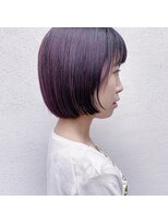 フェンヘアーアイス 中目黒(Fen.hair ici)&nbsp;ピンクパープル　ケアブリーチ　ハイトーン　イルミナカラー