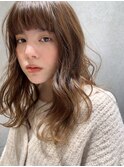 透明感ウェーブスタイル