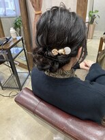 シロトータルデザイン(shiro total design)&nbsp;ゆるふわセット×暗髪