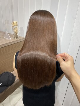 キュア 表参道(CURE) 黒髪/グレージュカラー/ココアベージュ/ヘルシーロング[表参道]