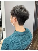 刈り上げツーブロック・メンズニュアンスパーマ