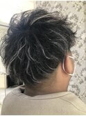 ホワイトベージュハイライト