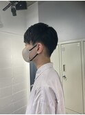 コンマヘア/アップバング/ツーブロック/パーマ/刈り上げ/TOKIO