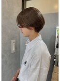 【Basis福田】ハンサムショート×ナチュラルグレージュ