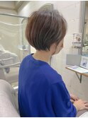 透け感丸みショートスタイル◇