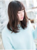 くせ毛風フリンジウェーブローライトセミディc5上尾20代30代40代