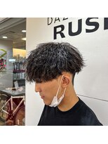 ダズルヘアラッシュ(DAZZLE hair RUSH) ツイスト波巻きミックススパイラルパーマ！！