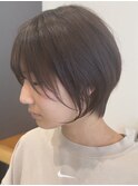 大人ラフウェーブ20代30代40代ボブブラウンスウィングショート