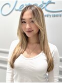 ナチュラルなワンカールブロー