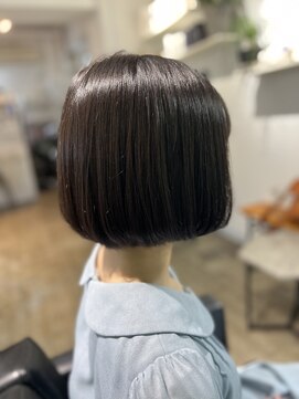 ツムグ 代官山店(TUMUGU) 大人ボブ×白髪ぼかしアッシュカラーマッシュショート×代官山