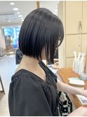 【morio】札幌ボブ　ぱつっとナチュラルボブ
