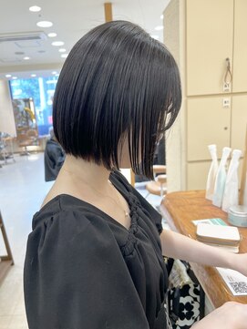 モリオ フロム ロンドン サッポロファクトリー店(morio FROM LONDON) 【morio】札幌ボブ　ぱつっとナチュラルボブ