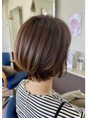 くびれ/ショート/アッシュ/40代／50代