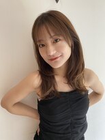 ガーランド (Garland)&nbsp;大人かわいいくびレイヤーまろベージュ顔まわりレイヤーカット