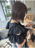 【GIFT】 大人ボブ ぱつっとボブ ミルクティー